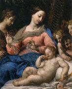 Carlo Maratta The Sleep of the Infant Jesus, with Musician Angels oil painting picture wholesale